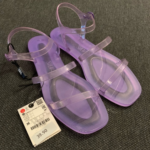 Zara jelly sandals